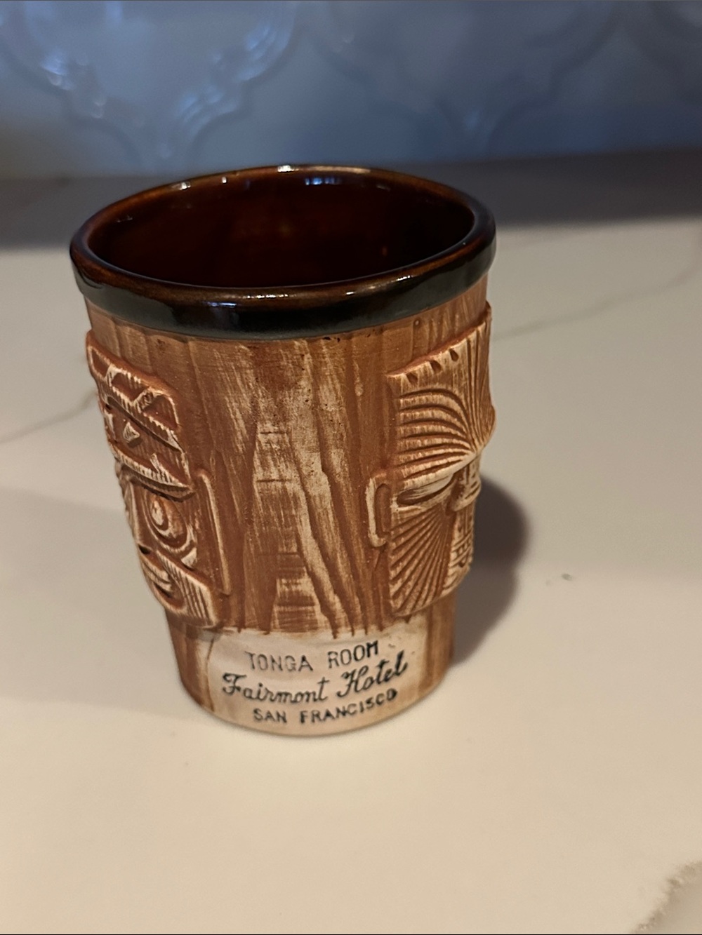 Tonga Room Fairmont Hotel San Francisco Tiki Mug - Brown